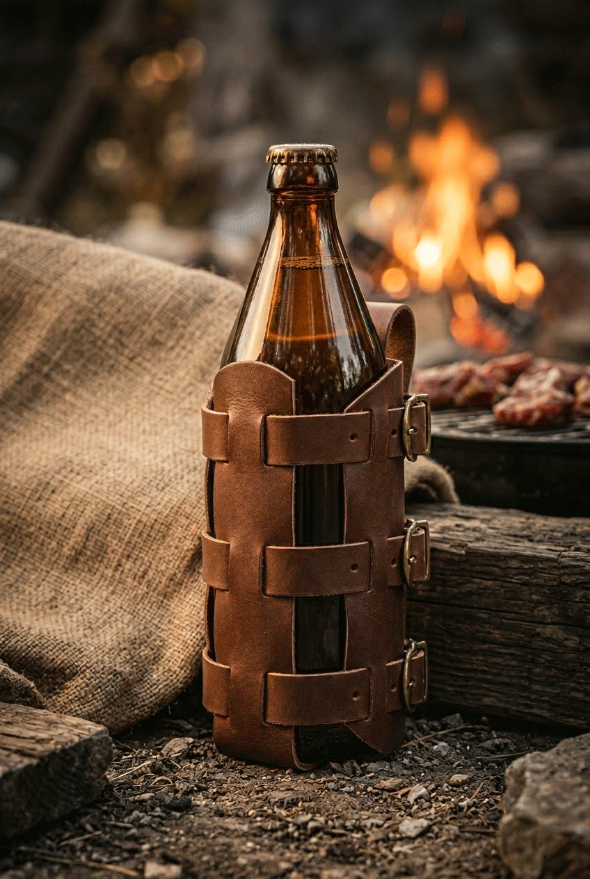 BierBuddy Leder-Flaschenholster